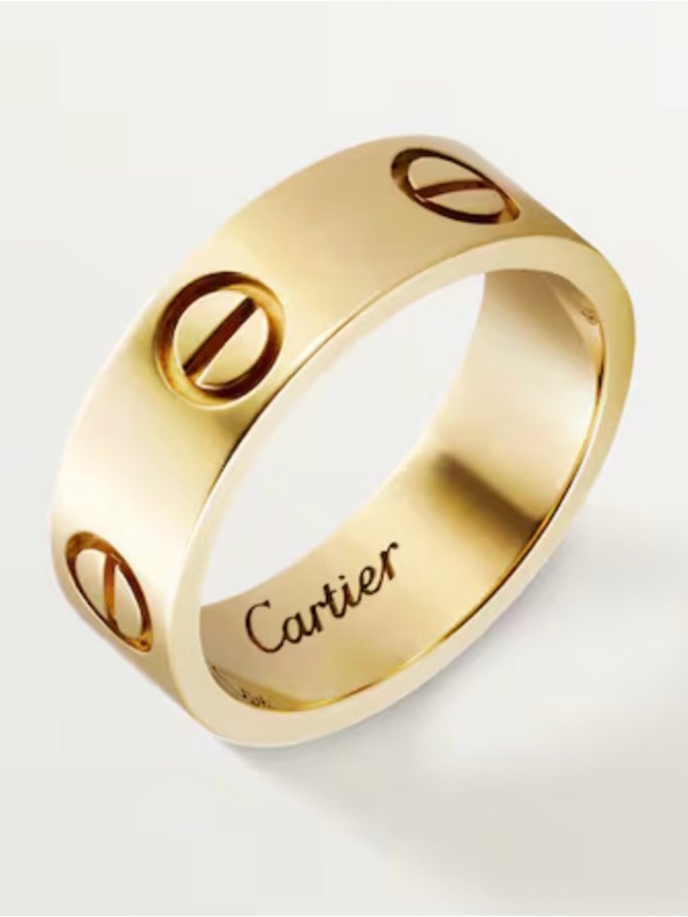 Cartier LOVE RING, CLASSIC MODEL (size 53, yellow gold)
